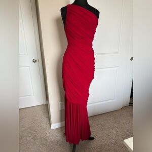 Norma Kamali Diana Fringe Dress